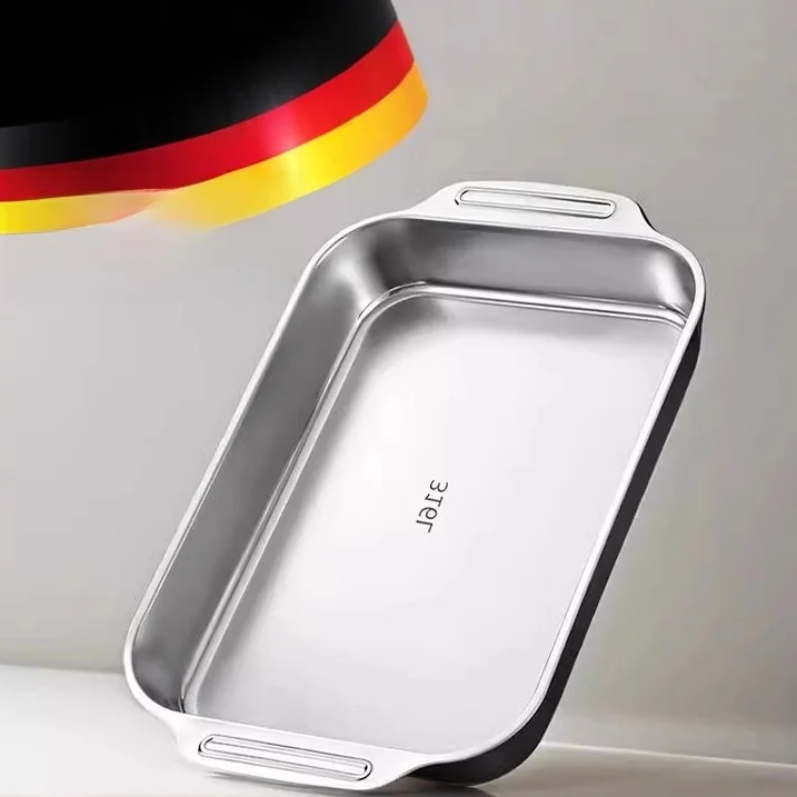 Thickened Food Grade 316L Stainless Steel Rectangular Fish Baking Tray Home Use Deepened Tray Dishwasher Safe Pure Color Plate
Thickened Food Grade 316L Stainless Steel Rectangular Fish Baking Tray Home Use Deepened Tray Dishwasher Safe Pure Color Plate