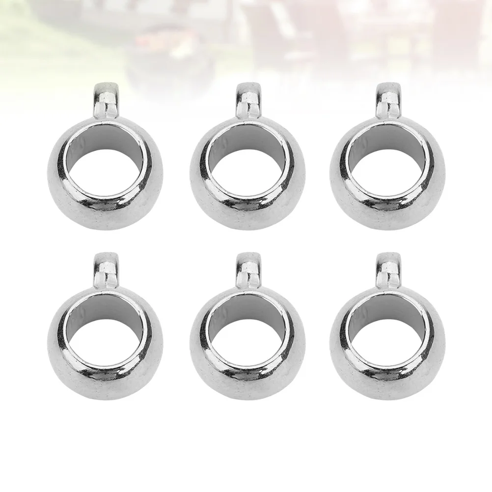 100Pcs DIY Necklace Pendant Accessories Big Hole Loose Beads 6Mm 10Mm Silver Jewelry Craft Elegant Chic Dangler for Keychain
100Pcs DIY Necklace Pendant Accessories Big Hole Loose Beads 6Mm 10Mm Silver Jewelry Craft Elegant Chic Dangler for Keychain