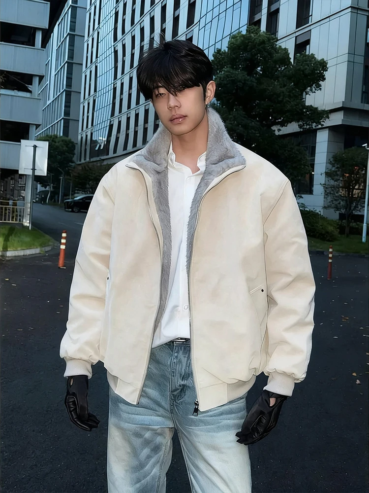 Cleanfit American Sle Thiened Winter Jaet Men's Cotton Coat with Stand Collar Fce Warm PU Leather Jaet
Cleanfit American Sle Thiened Winter Jaet Men's Cotton Coat with Stand Collar Fce Warm PU Leather Jaet