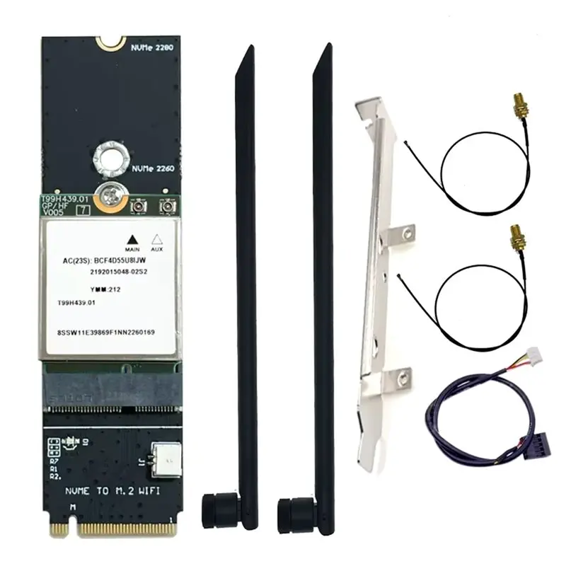 MT7927 Wifi Card 9220M Wireless Network Gigabit Wifi7 Bluetooth 5.4 Tri-Band 2.4G/5G/6G Adapter MT7927 Wifi Card
MT7927 Wifi Card 9220M Wireless Network Gigabit Wifi7 Bluetooth 5.4 Tri-Band 2.4G/5G/6G Adapter MT7927 Wifi Card