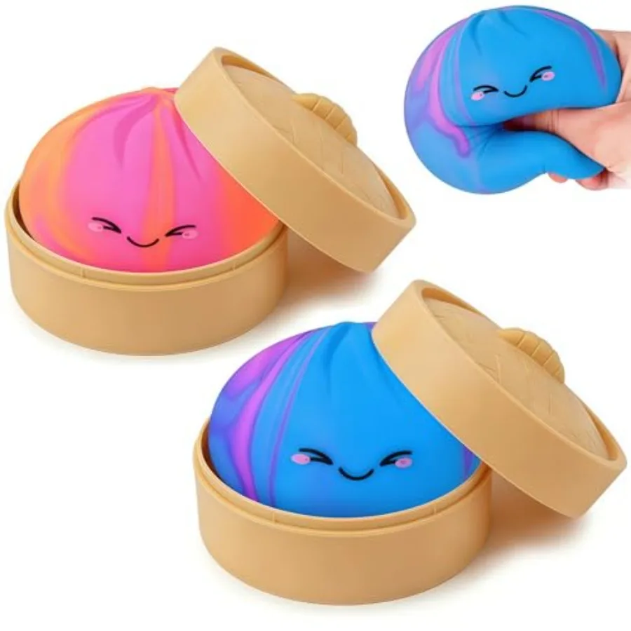 Rainbow Squishy Dumplings 2 Pack, Dumpling Squishy Mystery Box, Dumpling Squishies Squeeze Toys for Adults, Fidget Toy for Stre
Rainbow Squishy Dumplings 2 Pack, Dumpling Squishy Mystery Box, Dumpling Squishies Squeeze Toys for Adults, Fidget Toy for Stre