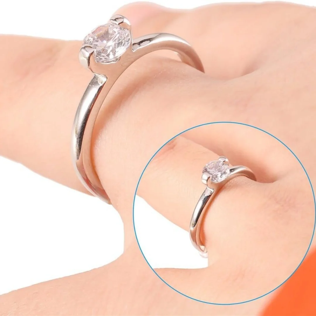 Ring Sizer Adjusters for Loose Rings - 8-Pack Multiple Styles, Invisible Spacer Guards & Tighteners for Women, Fits Almost Any Ring
Ring Sizer Adjusters for Loose Rings - 8-Pack Multiple Styles, Invisible Spacer Guards & Tighteners for Women, Fits Almost Any Ring