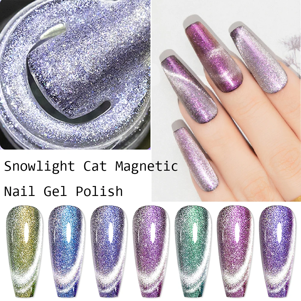 MIZHSE Snowlight кошачий Магнитный Гель-лак Искрящийся Серебряный эффект светоотражающий Блестящий волшебный хром жидкий Маникюр пигмент для ногтей
MIZHSE Snowlight кошачий Магнитный Гель-лак Искрящийся Серебряный эффект светоотражающий Блестящий волшебный хром жидкий Маникюр пигмент для ногтей