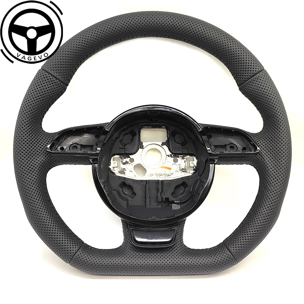 Full Leather Perforated Steering Wheel For Audi A4 B8 Multifunctional Leather Black Line Steering Wheel Sport
Full Leather Perforated Steering Wheel For Audi A4 B8 Multifunctional Leather Black Line Steering Wheel Sport