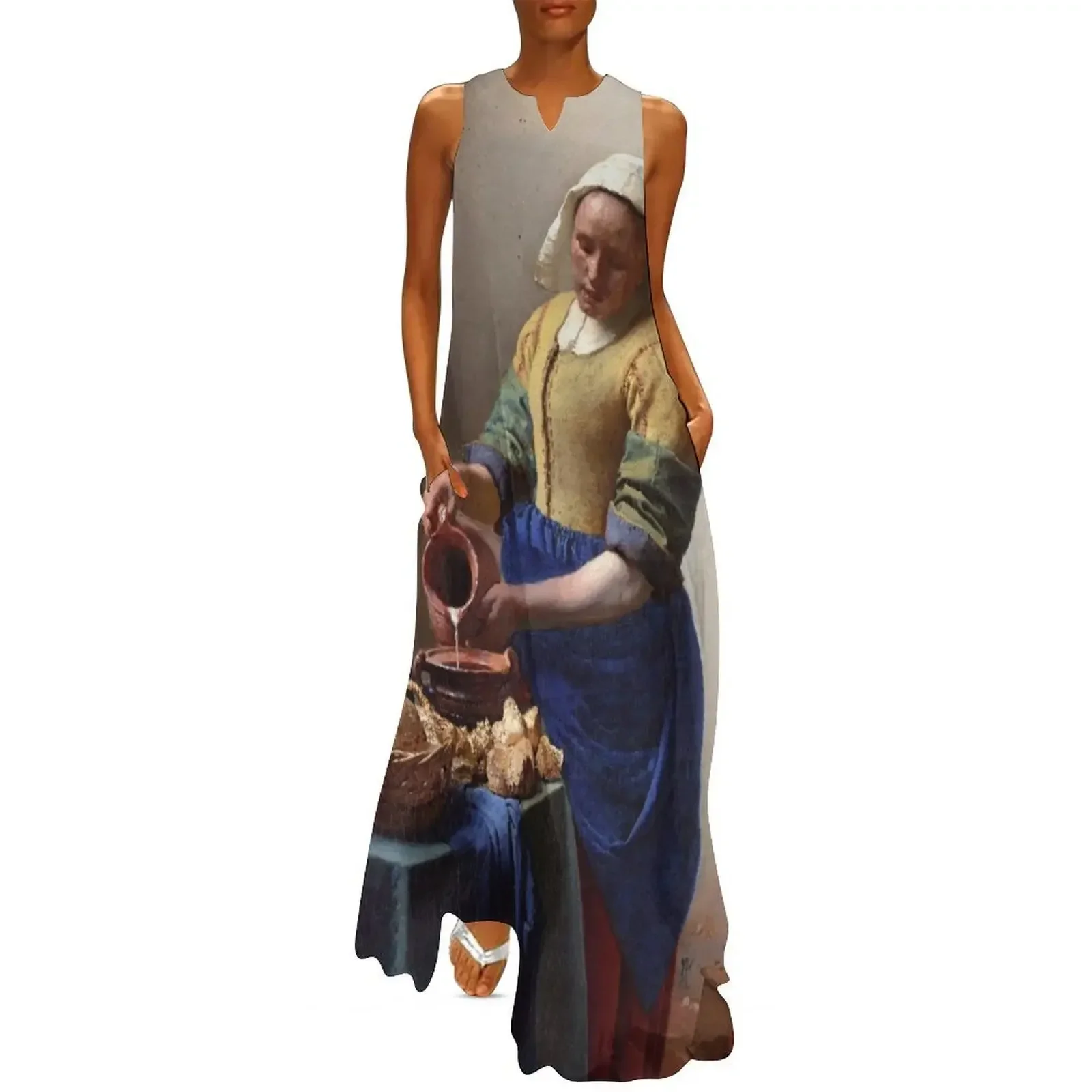 Jan Vermeer -The Milkmaid Long Dress women's dresses luxury evening dresses ladies Party dresses for women Dress
Jan Vermeer -The Milkmaid Long Dress women's dresses luxury evening dresses ladies Party dresses for women Dress