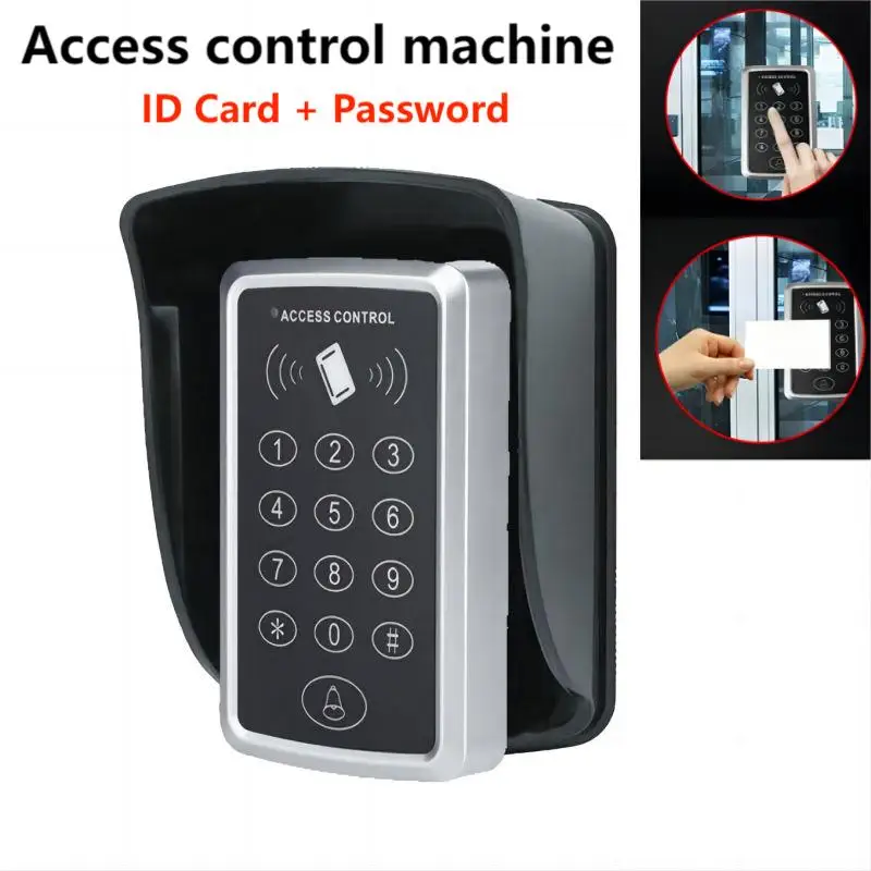 125KHz ID/IC Card + Password All-in-one Access Control Machine With Door Bell And Rain Cover 120*78 MM Waterproof Access Control
125KHz ID/IC Card + Password All-in-one Access Control Machine With Door Bell And Rain Cover 120*78 MM Waterproof Access Control