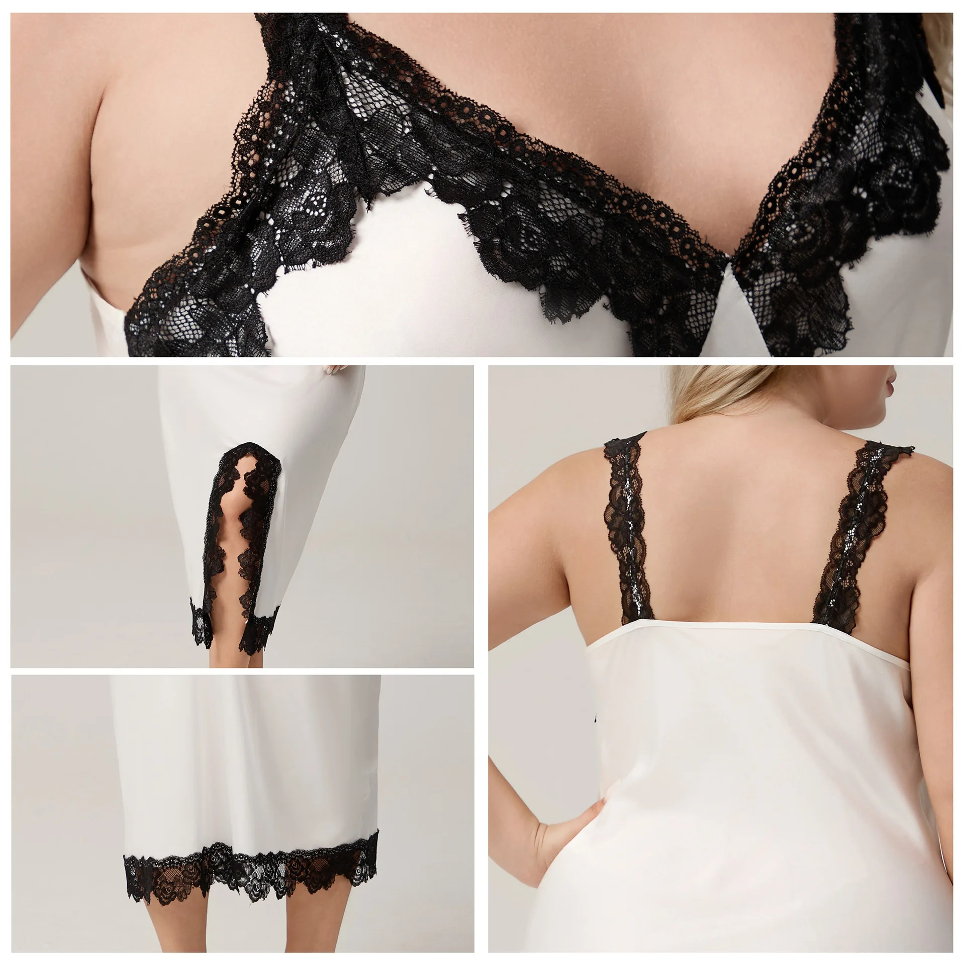 Sexy Lace Trim Suspender Long Nightgown Split Nightdress Sleepwear Summer Female Night Wear Homewear Nightdress Lingerie
Sexy Lace Trim Suspender Long Nightgown Split Nightdress Sleepwear Summer Female Night Wear Homewear Nightdress Lingerie
