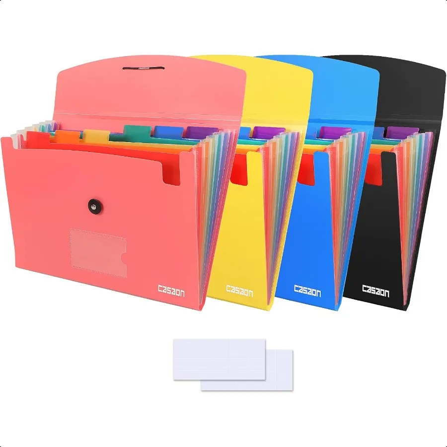 4 Pack 7Pocket Expanding File Plastic Expandable File Folder with Pockets A4 Letter Size Accordion Organizer Folder for School
4 Pack 7Pocket Expanding File Plastic Expandable File Folder with Pockets A4 Letter Size Accordion Organizer Folder for School
