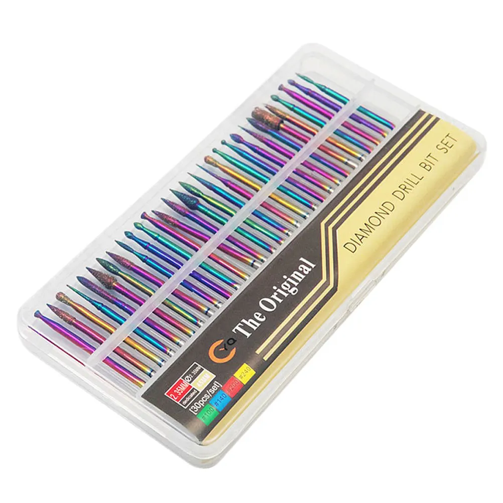 30 Pcs Nail Grinding Colorful for Art Manicure Drill Bits Tools Lightweight Storage Natural Artificial Nails Home
30 Pcs Nail Grinding Colorful for Art Manicure Drill Bits Tools Lightweight Storage Natural Artificial Nails Home