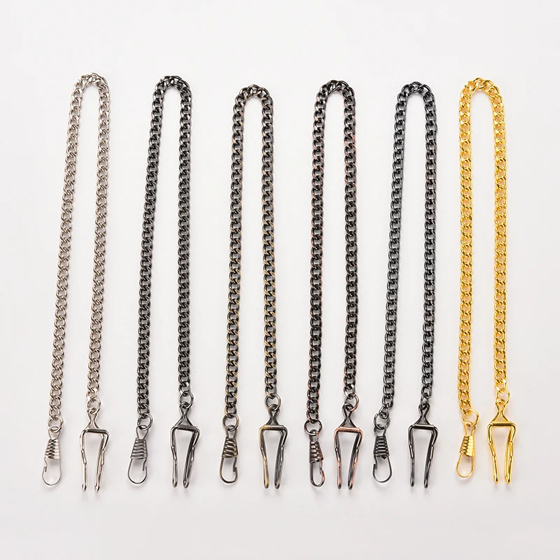 5Colors Pocket Watch Chain For Antique Quartz Women Men Vintage Pocket Watch Bronze Alloy Chain 36.5cm
5Colors Pocket Watch Chain For Antique Quartz Women Men Vintage Pocket Watch Bronze Alloy Chain 36.5cm
