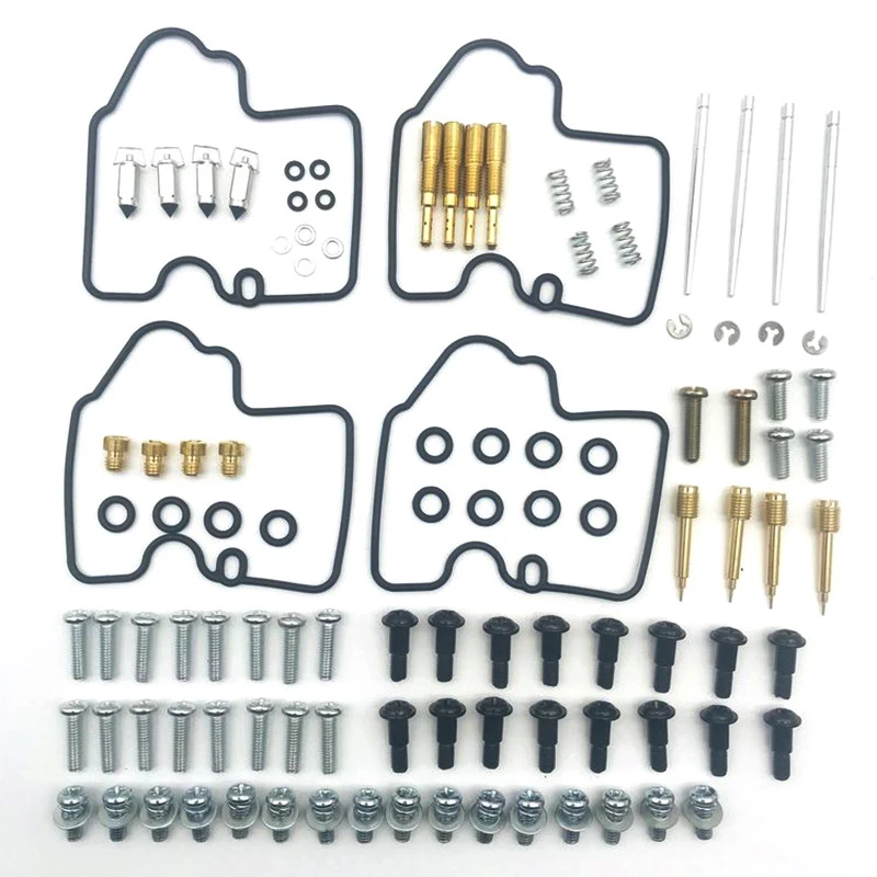 4 Set Carburetor Rebuild Kit Carburetor Repair Kit for Yamaha YZF R6 600 1999-2002
4 Set Carburetor Rebuild Kit Carburetor Repair Kit for Yamaha YZF R6 600 1999-2002