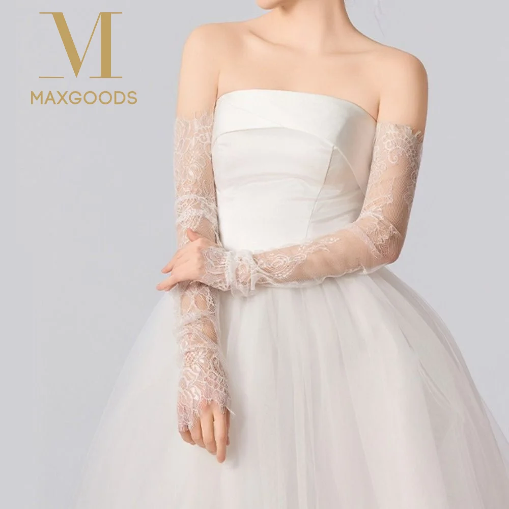 New Long Bridal Gloves Sheer White Black Wedding Arm Sleeves 65CM Fingerless Gloves Banquet
New Long Bridal Gloves Sheer White Black Wedding Arm Sleeves 65CM Fingerless Gloves Banquet
