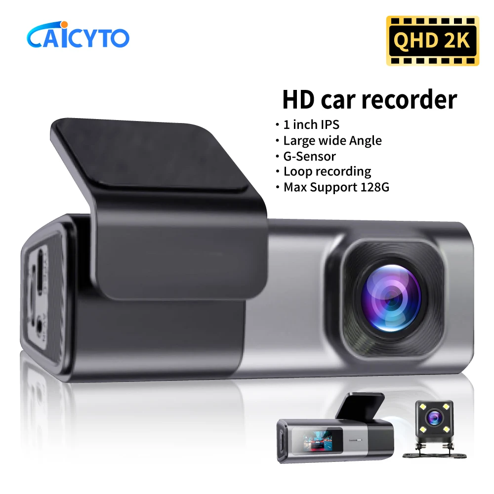 Mini 1Inch 2K Dash Cam Dual lens Car DVR WiFi app WDR Video Recorder Night vision Ftont Rear Black Box
Mini 1Inch 2K Dash Cam Dual lens Car DVR WiFi app WDR Video Recorder Night vision Ftont Rear Black Box
