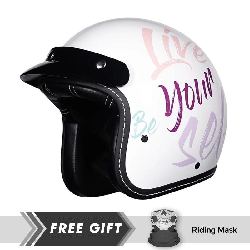 Fashion Motorcycle Helmet DOT Certification Jet Helmet 3/4 Open Face Helmet Retro And Vintage Jet Helmet ABS Shell Four Seasons
Fashion Motorcycle Helmet DOT Certification Jet Helmet 3/4 Open Face Helmet Retro And Vintage Jet Helmet ABS Shell Four Seasons