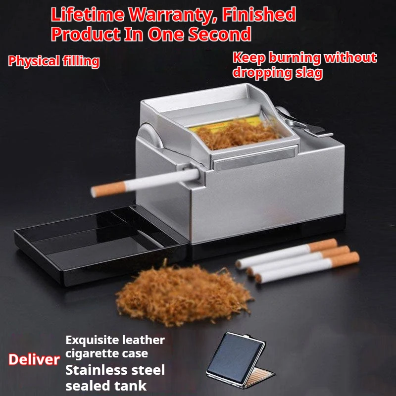 New Cigarette Injector Machine Potable Smoke Tube Automatic Electric Cigarette Rolling Machine DIY Cigarette Making Tools
New Cigarette Injector Machine Potable Smoke Tube Automatic Electric Cigarette Rolling Machine DIY Cigarette Making Tools