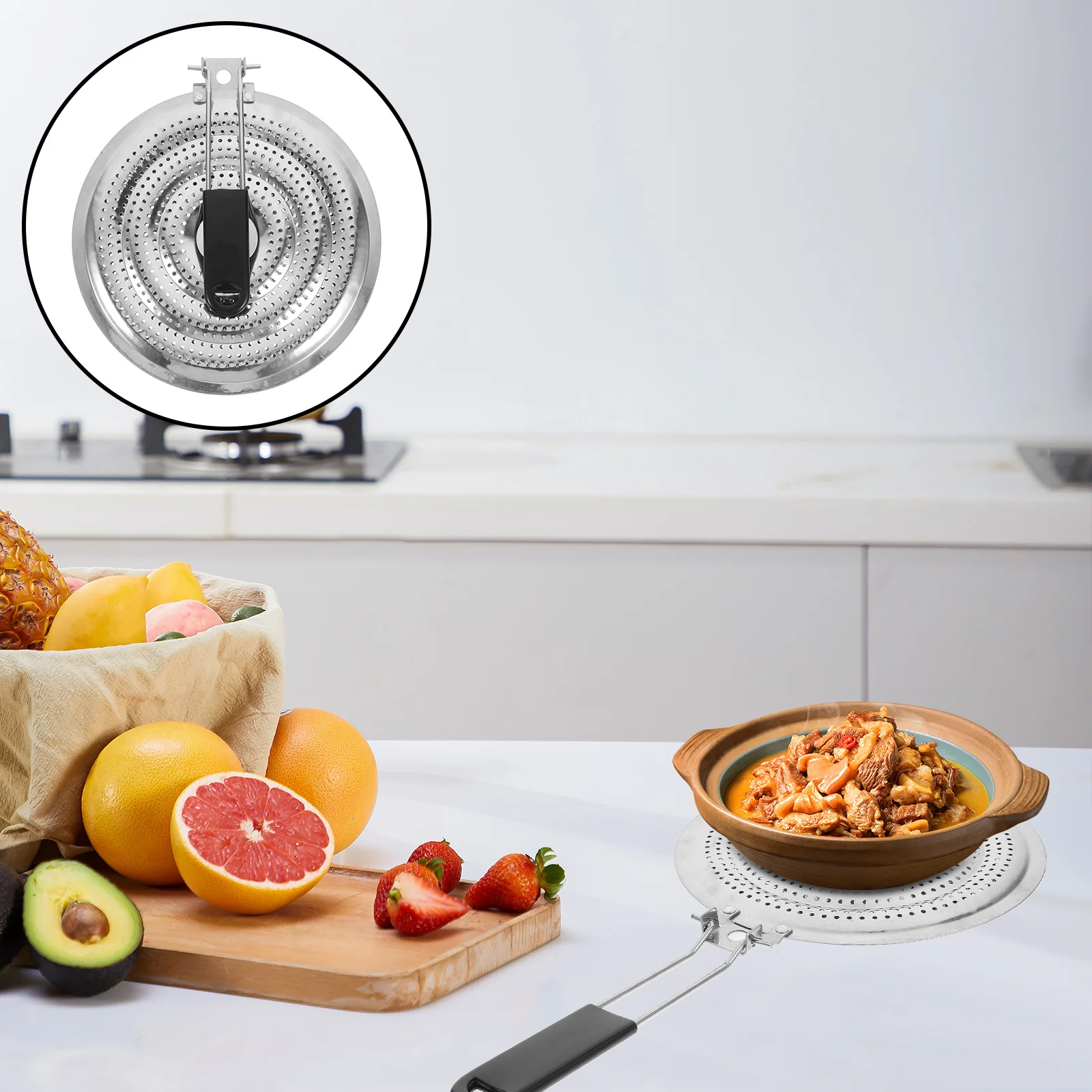 Kitchen Heat Diffuser Insulation Pad Hollow Handle Coffee Pot Guard Milk Pot Heat Resistant Trivet Mat Stove Induction Plate 
Kitchen Heat Diffuser Insulation Pad Hollow Handle Coffee Pot Guard Milk Pot Heat Resistant Trivet Mat Stove Induction Plate