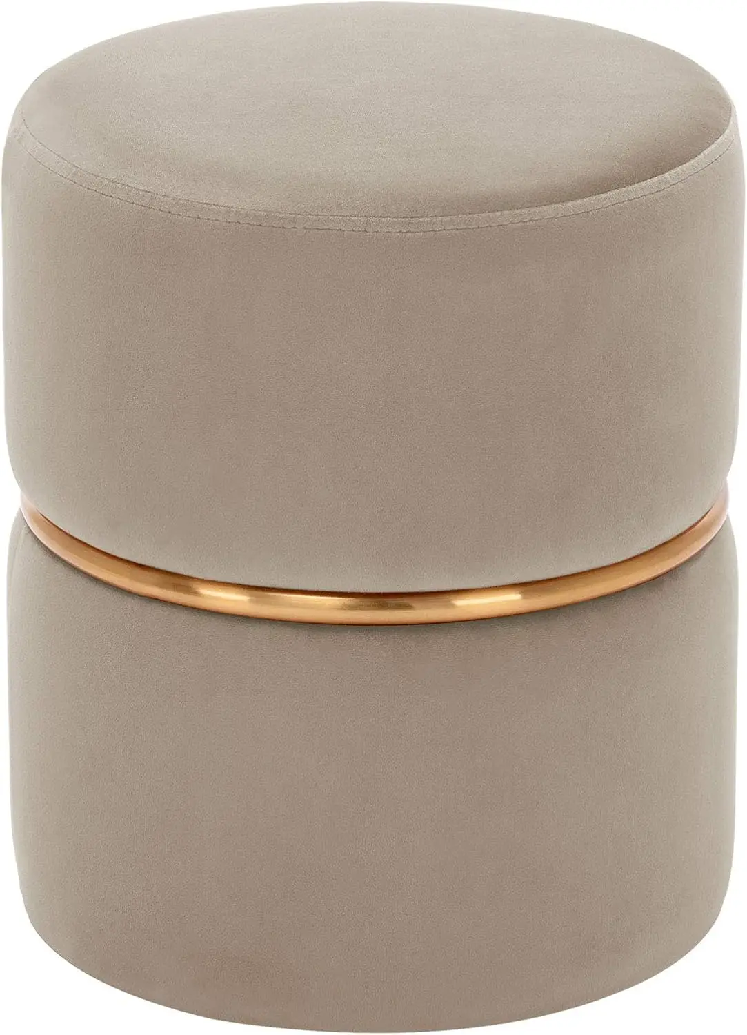 Modern Round Velvet Ottoman Footrest Vanity Stool Padded Stool For Living Room, Bedroom Khaki
Modern Round Velvet Ottoman Footrest Vanity Stool Padded Stool For Living Room, Bedroom Khaki