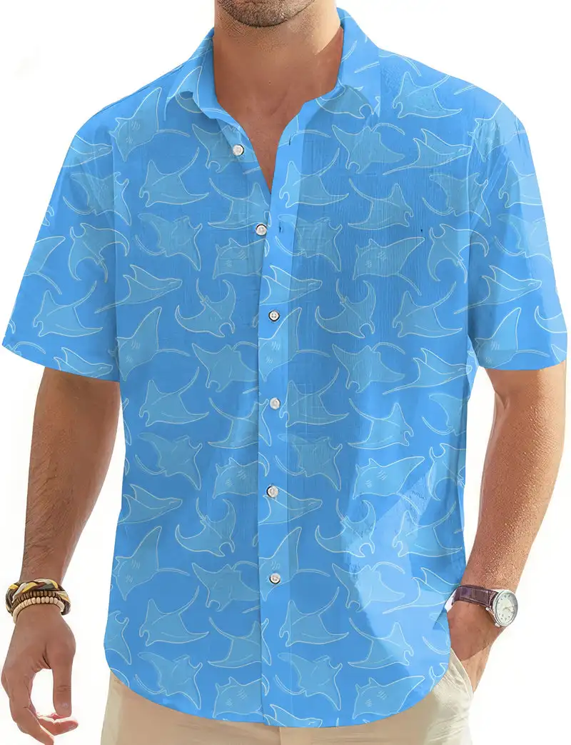 2026 Classic Summer New 3D Men's Pattern Shirt Casual Fashion Lapel Short Sleeved Casual Beach Women's Couple Shirt
2026 Classic Summer New 3D Men's Pattern Shirt Casual Fashion Lapel Short Sleeved Casual Beach Women's Couple Shirt
