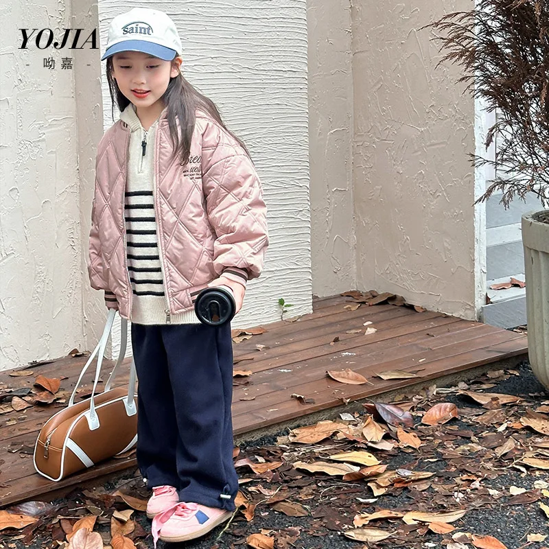Girls Pink Padded Jacket Winter 2024 New Foreign Air Thickened Warm Padded Jacket Children Winter Korean Simple Style Coat
Girls Pink Padded Jacket Winter 2024 New Foreign Air Thickened Warm Padded Jacket Children Winter Korean Simple Style Coat