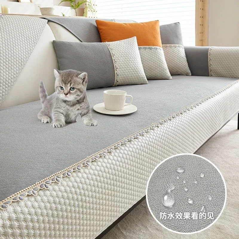 Waterproof Technology Fabric Sofa Cover Non-Slip Couch Cushion for Living Room Soft Sofa Cover Back Towel Sectional Sofa Mat
Waterproof Technology Fabric Sofa Cover Non-Slip Couch Cushion for Living Room Soft Sofa Cover Back Towel Sectional Sofa Mat