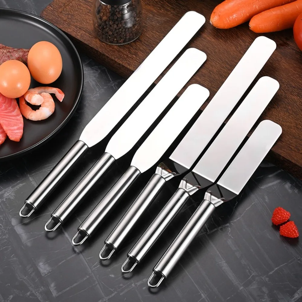 Stainless Steel Cream Spatula Curved/Straight 6/8/10 Inch Cake Spatula DIY Cake Decorating Tools Kitchen Pastry Cake Decor
Stainless Steel Cream Spatula Curved/Straight 6/8/10 Inch Cake Spatula DIY Cake Decorating Tools Kitchen Pastry Cake Decor