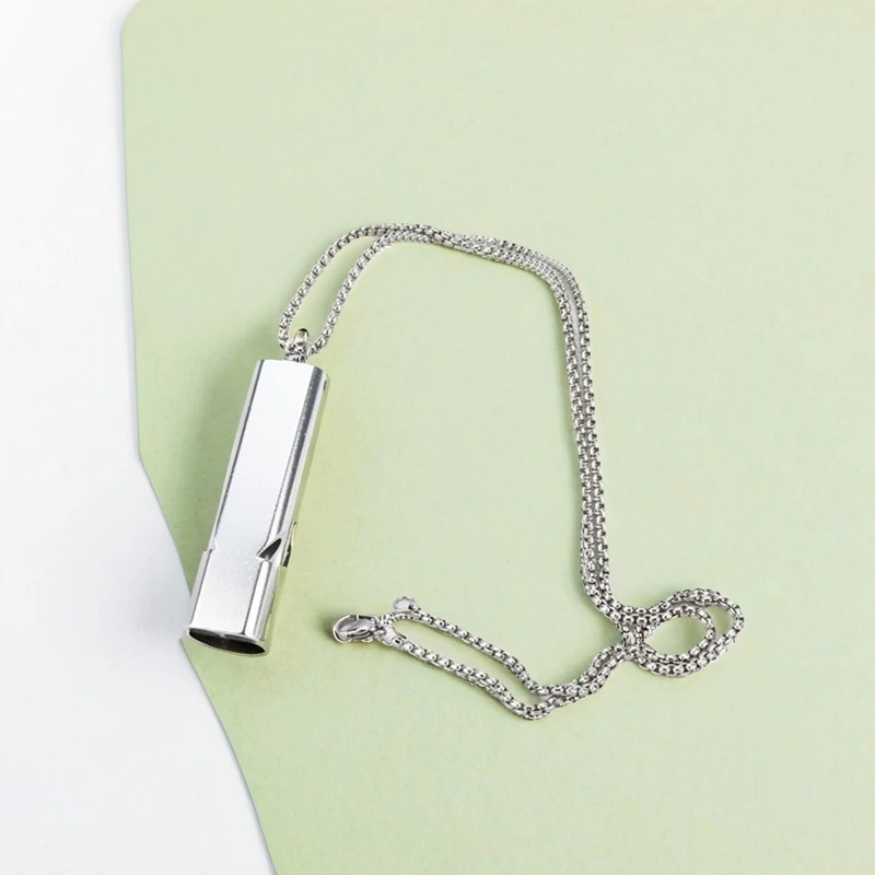Titanium Steel Necklace Survival Tool Earthquake Whistle Outdoor Treble High-Frequency Multifunctional EDC Men'S Chain Jewelry
Titanium Steel Necklace Survival Tool Earthquake Whistle Outdoor Treble High-Frequency Multifunctional EDC Men'S Chain Jewelry