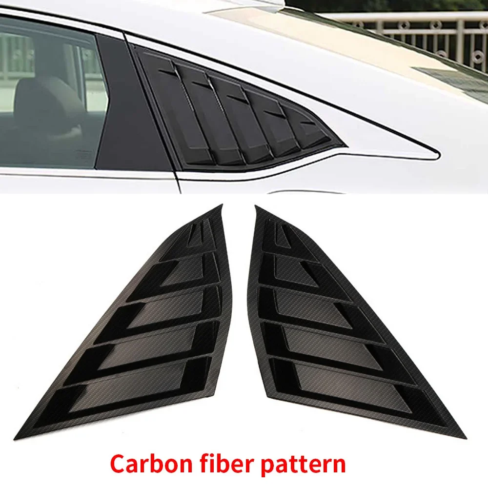 2Pcs Car Side Window Shutter Rear Quarter Rear Sunshade Air Outlet Blinds Spoiler Panel For Honda Accord 2018 2019 2020 2021
2Pcs Car Side Window Shutter Rear Quarter Rear Sunshade Air Outlet Blinds Spoiler Panel For Honda Accord 2018 2019 2020 2021