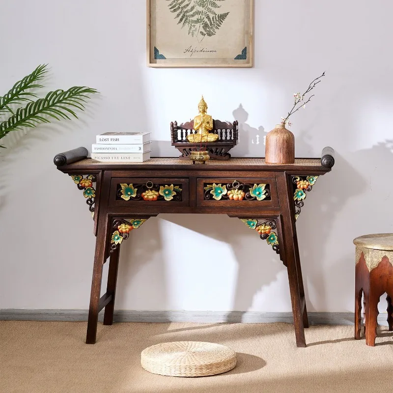 Offering table Shentai household Chinese antique Zhongtang incense case South East Asia Offering table
Offering table Shentai household Chinese antique Zhongtang incense case South East Asia Offering table