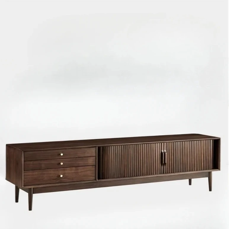 N North American black walnut solid wood TV cabinet light luxury living room Nordic retro black walnut TV cabinet
N North American black walnut solid wood TV cabinet light luxury living room Nordic retro black walnut TV cabinet