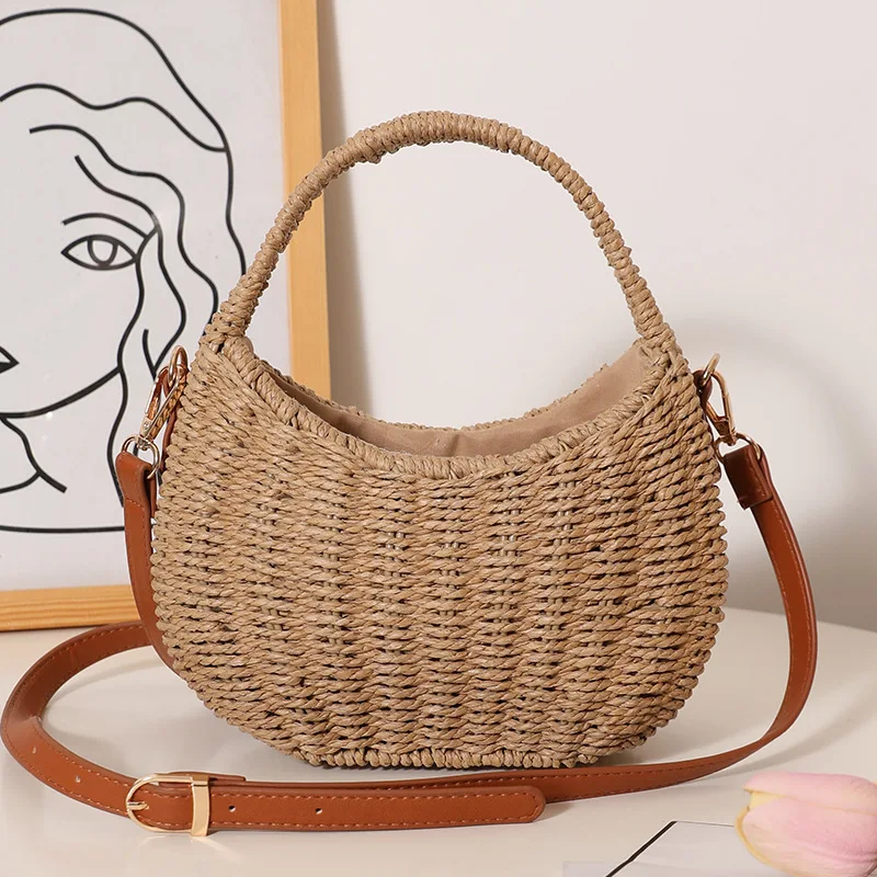 Bohemian Straw Basket Bags for Women Handbags Summer Woven Beach Bag NEW Handmade Shoulder Bag Vacation Travel Crossbody Bags
Bohemian Straw Basket Bags for Women Handbags Summer Woven Beach Bag NEW Handmade Shoulder Bag Vacation Travel Crossbody Bags