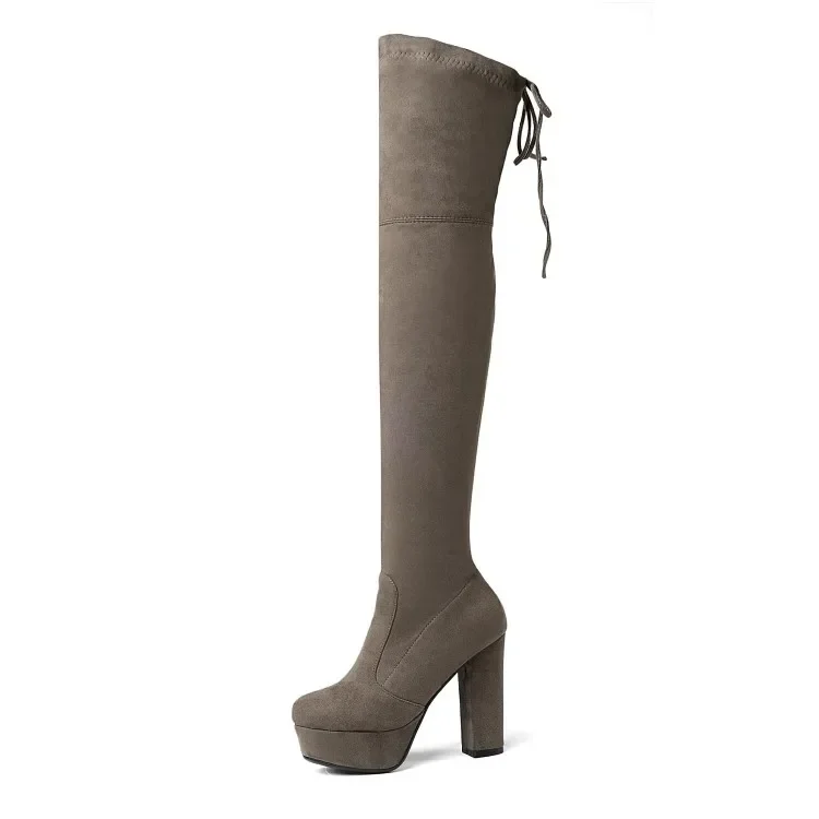 BLXQPYT Women's Over The Knee Boots, Solid Color Block Heeled Pull on Long Boots, All-Match Comfortable High Heeled Boots
BLXQPYT Women's Over The Knee Boots, Solid Color Block Heeled Pull on Long Boots, All-Match Comfortable High Heeled Boots