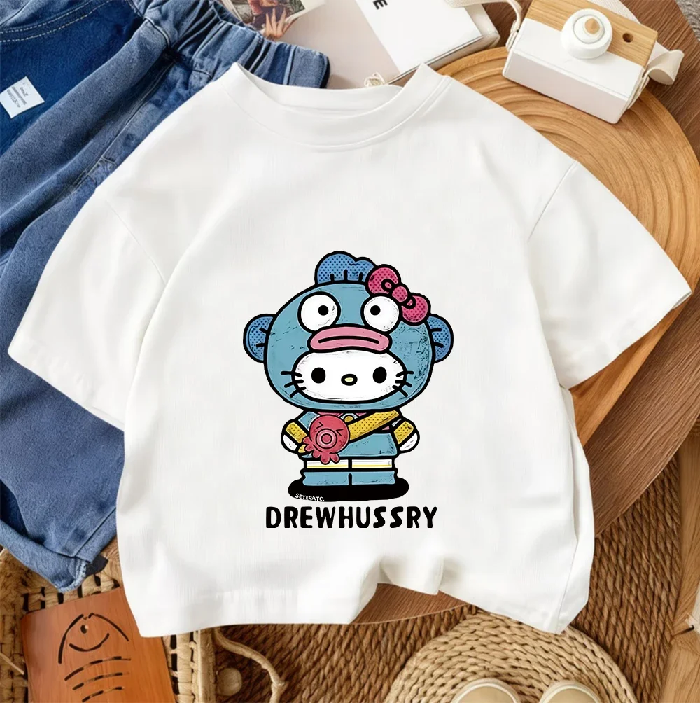 Kids Fashion Crew Neck Tee Hello Kitty Casual Design For Boys Girls Summer Popular Street Style Tops 3-14Y
Kids Fashion Crew Neck Tee Hello Kitty Casual Design For Boys Girls Summer Popular Street Style Tops 3-14Y