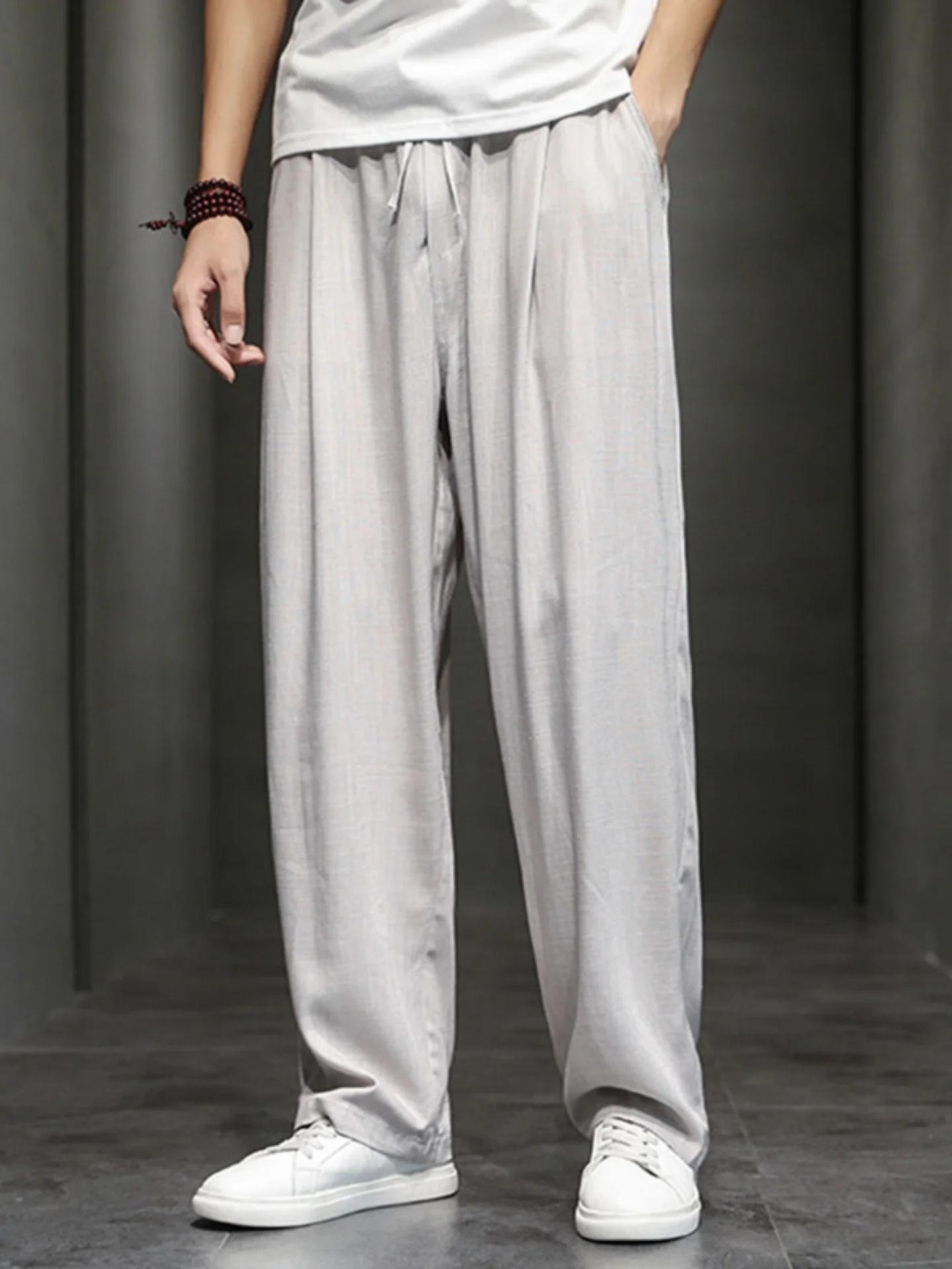 Men's Cotton Linen Loose Casual Pants Summer Thin Straight Tube Long Trousers Faionable Urban Sle Breathable Lightweight
Men's Cotton Linen Loose Casual Pants Summer Thin Straight Tube Long Trousers Faionable Urban Sle Breathable Lightweight