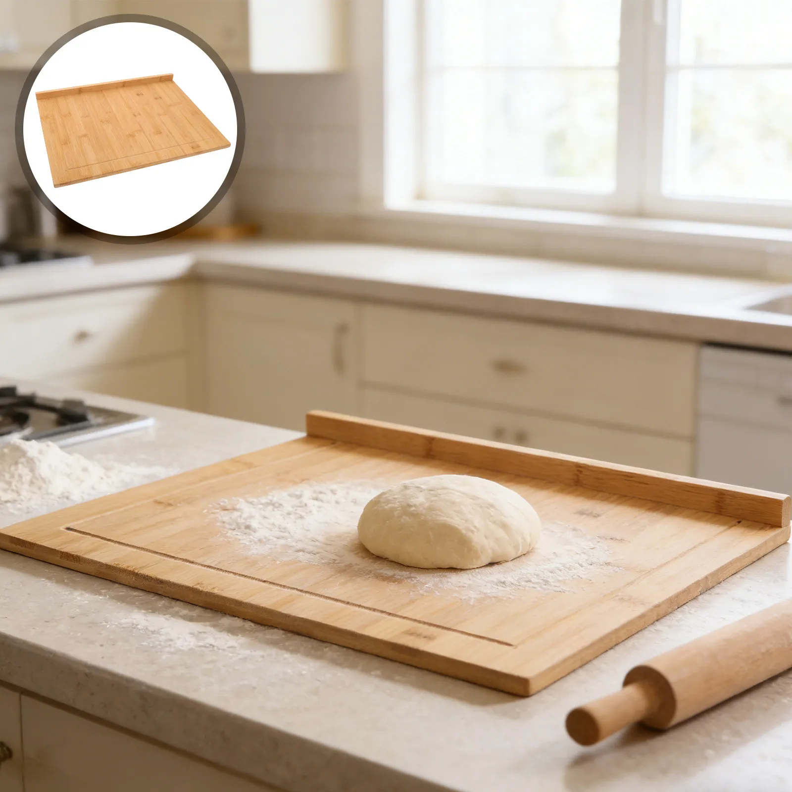 Giant Wooden Cutting Board Sink Cover for Kitchen Countertop 17.3x13.4 Inch Thick Hygienic Dishwasher Safe Multi Use Chopping
Giant Wooden Cutting Board Sink Cover for Kitchen Countertop 17.3x13.4 Inch Thick Hygienic Dishwasher Safe Multi Use Chopping