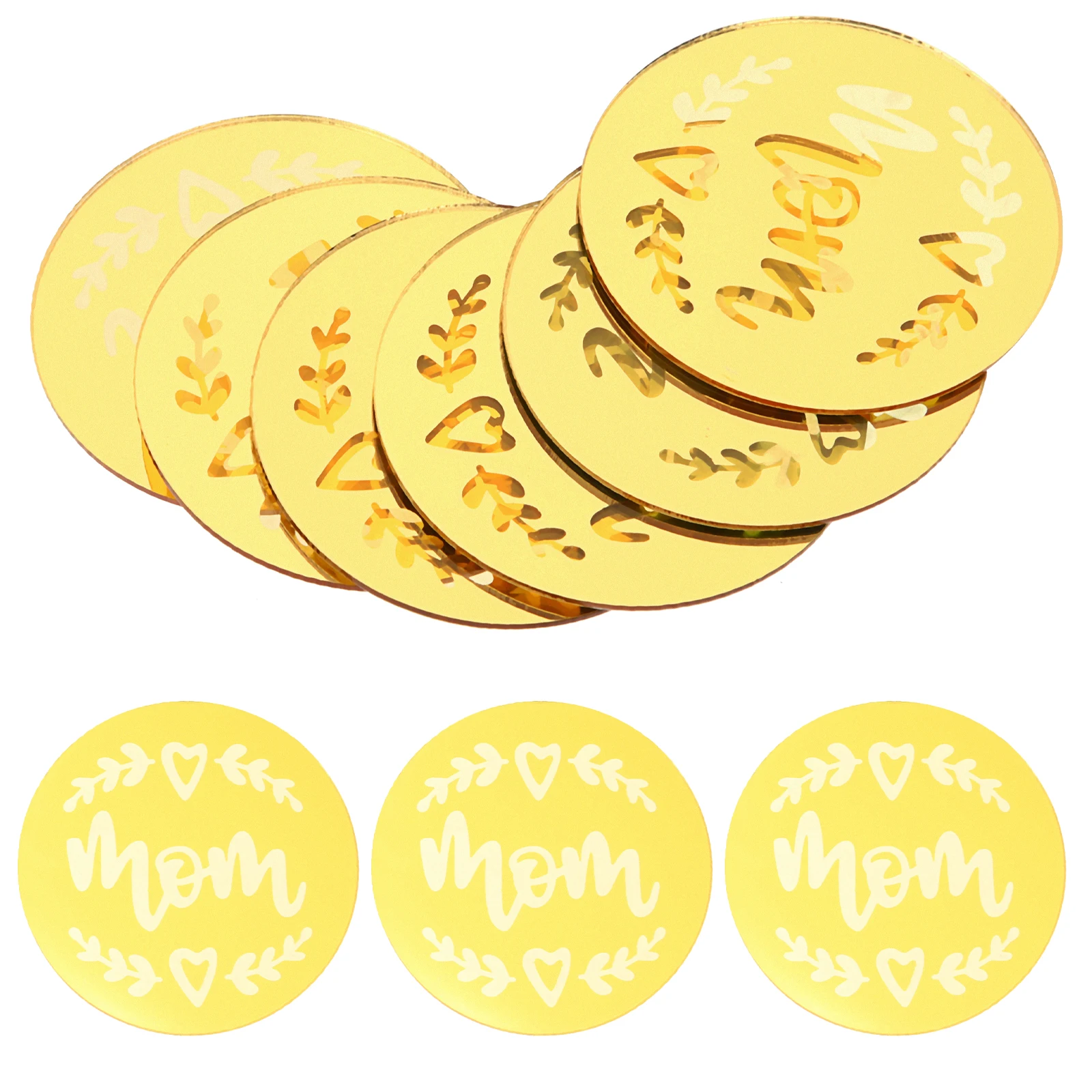 20 Pcs Cake Decorations Cupcake Toppers DIY Ornament Baking Wedding Mini Round for Acrylic Bride
20 Pcs Cake Decorations Cupcake Toppers DIY Ornament Baking Wedding Mini Round for Acrylic Bride