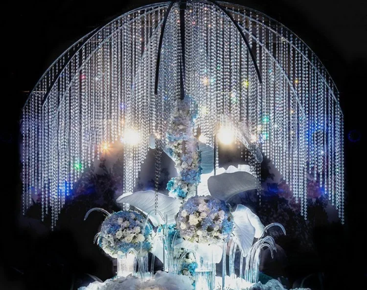 Party decoration wedding decoration acrylic octagonal bead curtain fashion beautiful wedding and engagement decorations
Party decoration wedding decoration acrylic octagonal bead curtain fashion beautiful wedding and engagement decorations