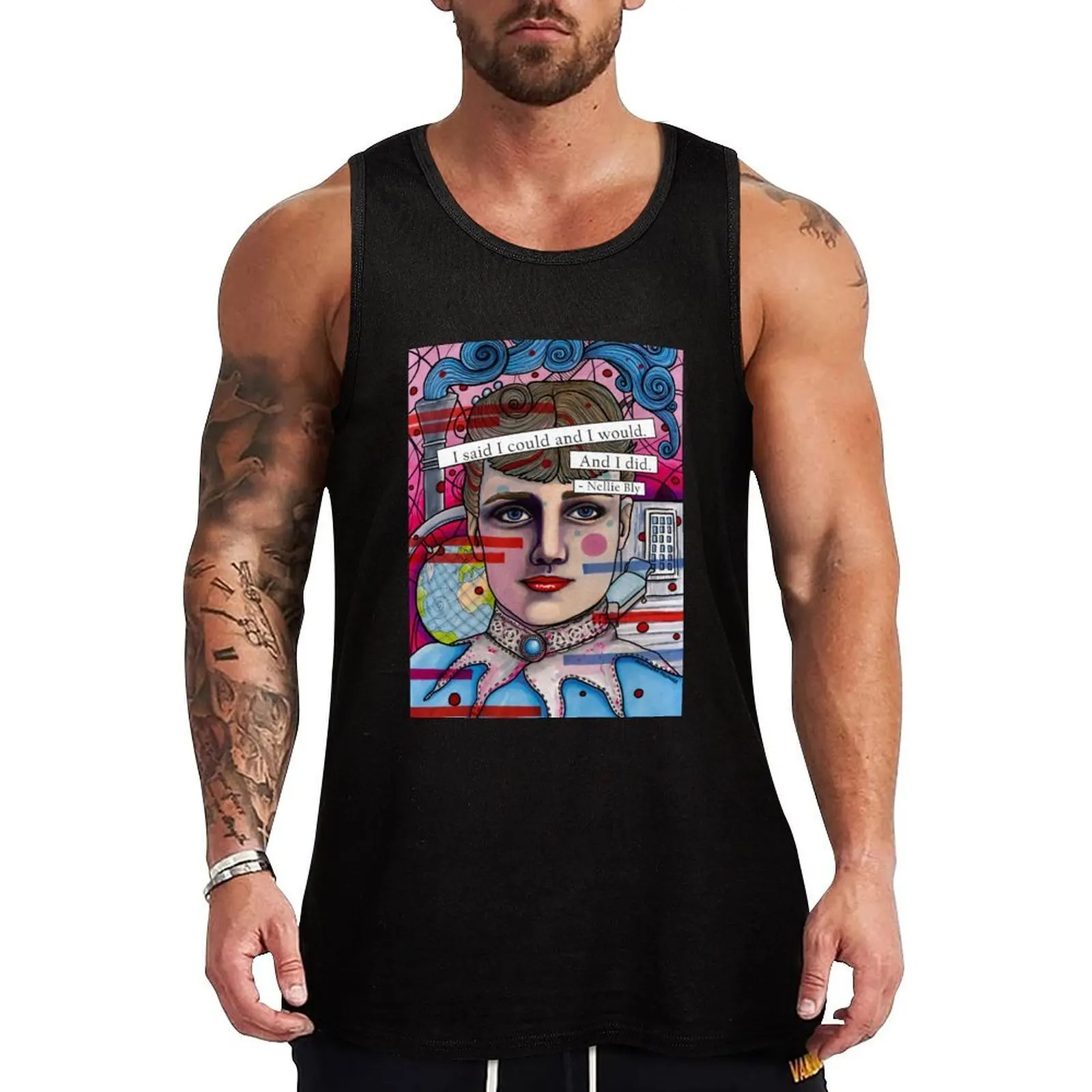 Nellie Bly Tank Top Logo Free Print Tank Top Casual Graphic Sleeveless
Nellie Bly Tank Top Logo Free Print Tank Top Casual Graphic Sleeveless