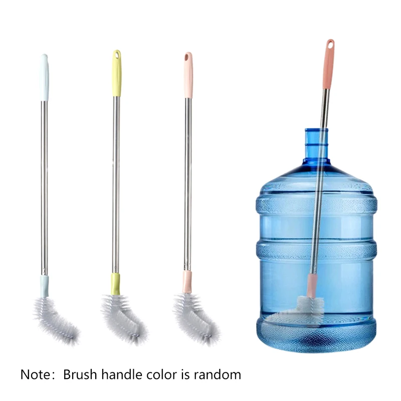 Bottle Clean Brush Stainless Steel Rod Bucket Washing Brush Water Dispenser Mineral Water Bucket Cleaning Brush Household Tools
Bottle Clean Brush Stainless Steel Rod Bucket Washing Brush Water Dispenser Mineral Water Bucket Cleaning Brush Household Tools