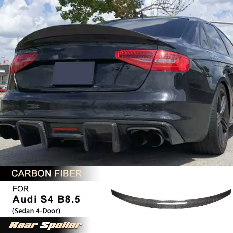 Car Rear Trunk Spoiler Wings for Audi S4 B8.5 Sedan 4-Door 2013-2016 Racing Rear Spoiler Boot Lid Wing Lip Body Kit Carbon Fiber
Car Rear Trunk Spoiler Wings for Audi S4 B8.5 Sedan 4-Door 2013-2016 Racing Rear Spoiler Boot Lid Wing Lip Body Kit Carbon Fiber
