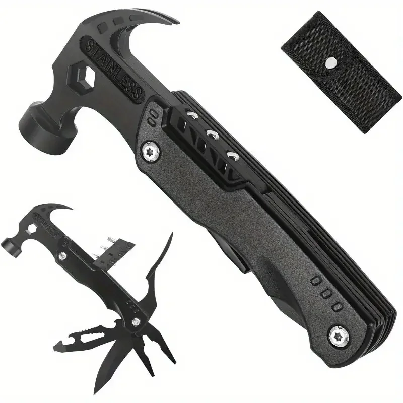 Multifunctional Pliers Multitool Claw Hammer Carbon Steel Tool With Nylon Sheath For Outdoor Survival Camping Hunting Hiking
Multifunctional Pliers Multitool Claw Hammer Carbon Steel Tool With Nylon Sheath For Outdoor Survival Camping Hunting Hiking