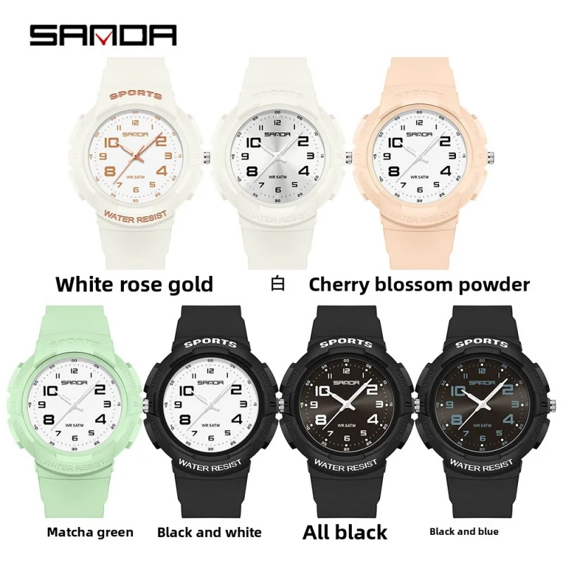 SANDA Unisex Student Watch, Luminous for Exams, Simple Hands, Kids' Sports Watch, Waterproof, Large Dial Quartz
SANDA Unisex Student Watch, Luminous for Exams, Simple Hands, Kids' Sports Watch, Waterproof, Large Dial Quartz