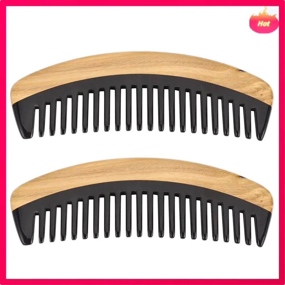 AD-2X Hair Comb - Wide Tooth Wooden Detangling Comb For Curly Hair - No Static Sandalwood Buffalo Horn Comb
AD-2X Hair Comb - Wide Tooth Wooden Detangling Comb For Curly Hair - No Static Sandalwood Buffalo Horn Comb