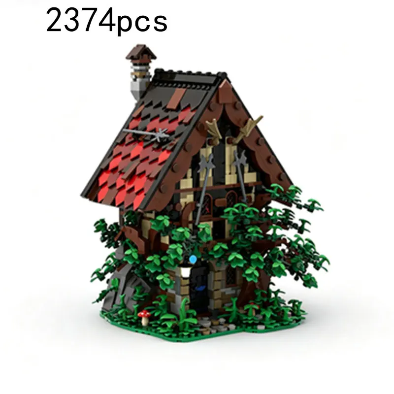 MOC 2374PCS Forest Hunter's Hut Small Particle Building Block Castle Model Toy Gift Set
MOC 2374PCS Forest Hunter's Hut Small Particle Building Block Castle Model Toy Gift Set