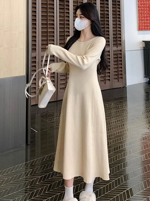 plus Size Women's Knitted Long Dress Autumn Winter Warm High Waist A-Line Midi Dress Slimming Hidden Meat Casual Inner Wear
plus Size Women's Knitted Long Dress Autumn Winter Warm High Waist A-Line Midi Dress Slimming Hidden Meat Casual Inner Wear