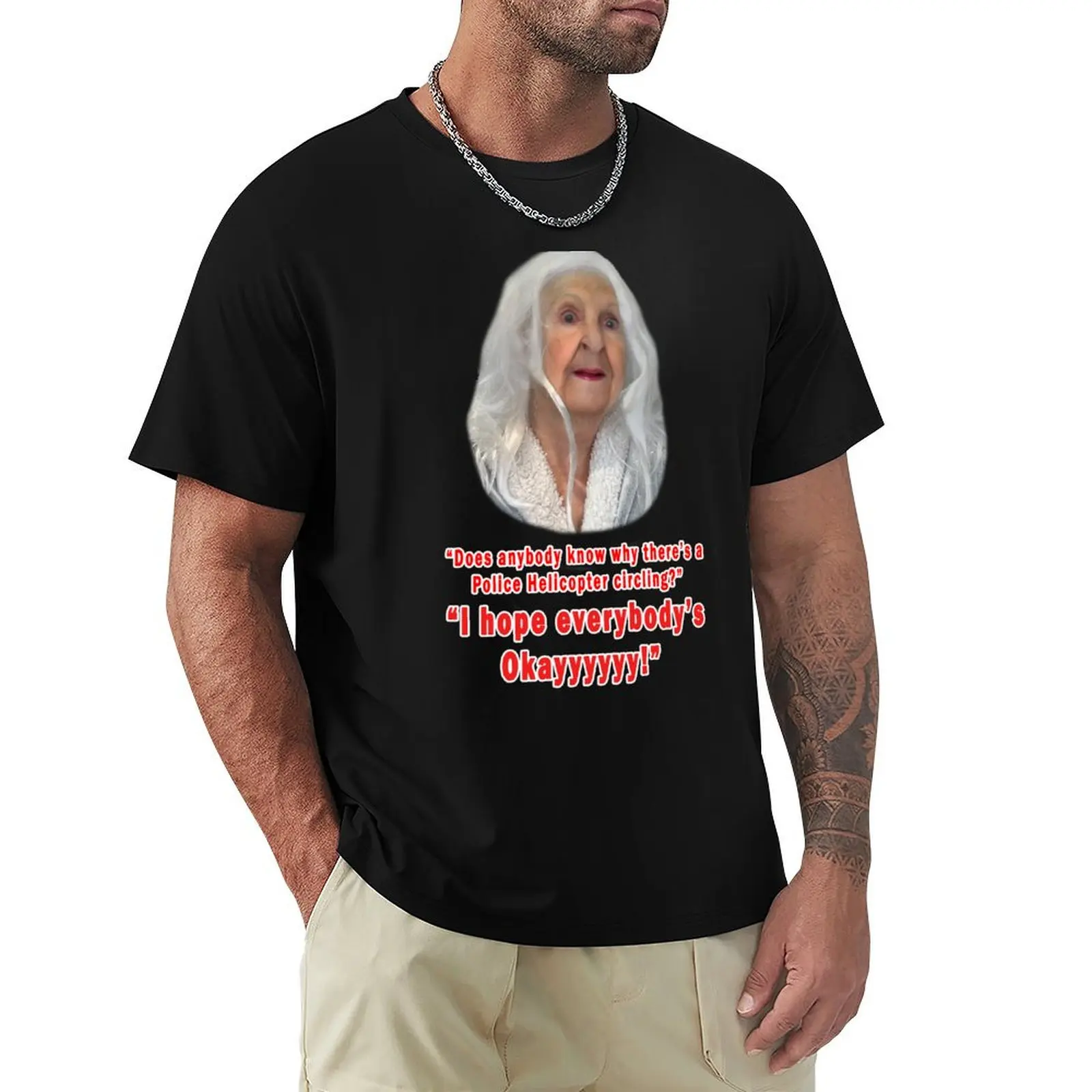 I Hope Everybody's okayyyy! T-Shirt blacks vintage graphic tee vintage anime shirt mens vintage t shirts
I Hope Everybody's okayyyy! T-Shirt blacks vintage graphic tee vintage anime shirt mens vintage t shirts