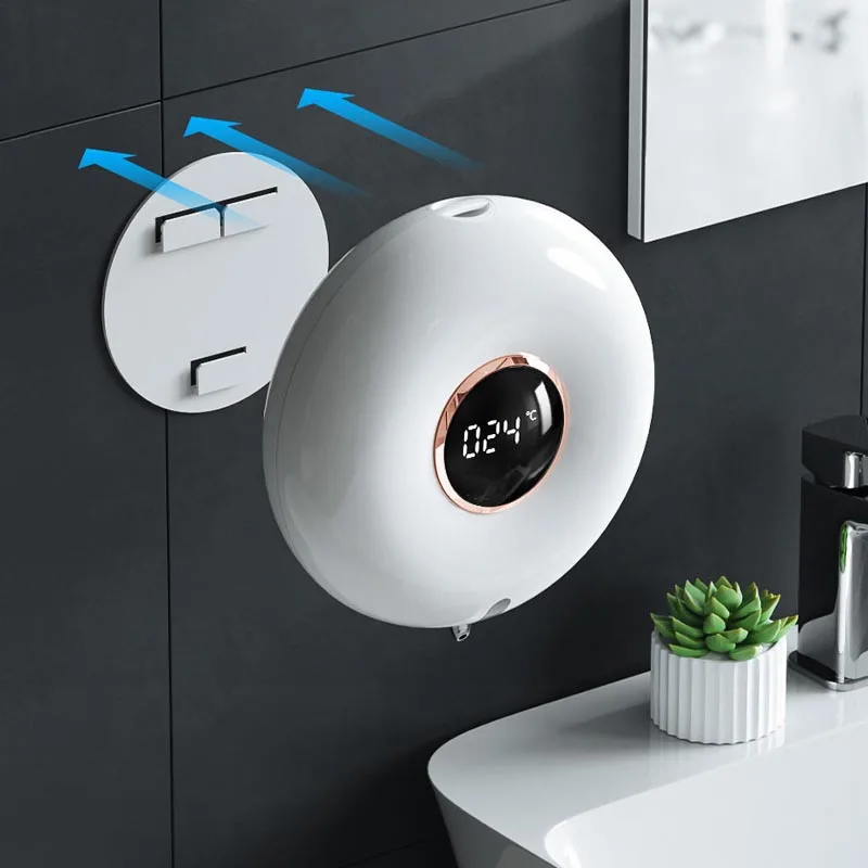 Настенный дозатор мыла 280 мл бесконтактный автоматический дозатор жидкого пены для мыла дезинфицирующее средство для рук аксессуары для ванной комнаты и дома 
Настенный дозатор мыла 280 мл бесконтактный автоматический дозатор жидкого пены для мыла дезинфицирующее средство для рук аксессуары для ванной комнаты и дома