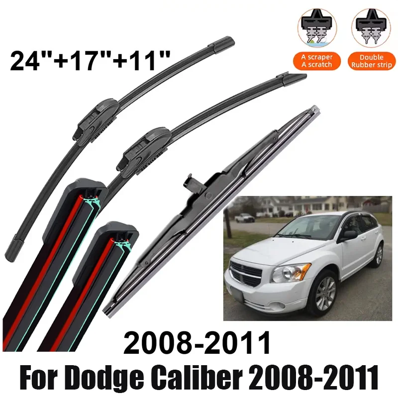 3PCS Car Wiper For Dodge Caliber 2008-2011 Front Rear Wiper Blades Brushes Cutter Auto Accessories Hight Quality
3PCS Car Wiper For Dodge Caliber 2008-2011 Front Rear Wiper Blades Brushes Cutter Auto Accessories Hight Quality