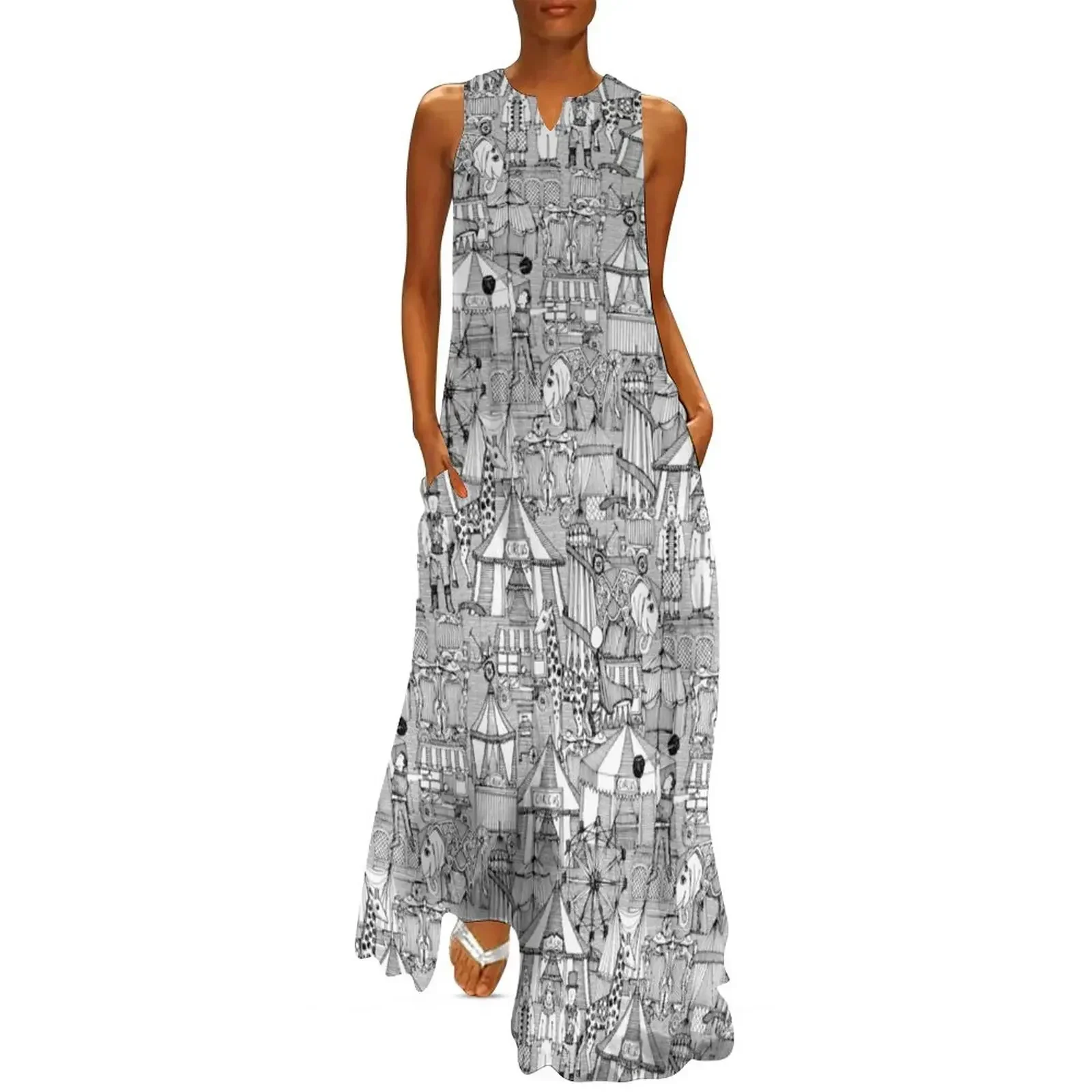 retro circus black white Long Dress dress women summer 2025 women's summer dresses 2025 Dresses gala Dress
retro circus black white Long Dress dress women summer 2025 women's summer dresses 2025 Dresses gala Dress