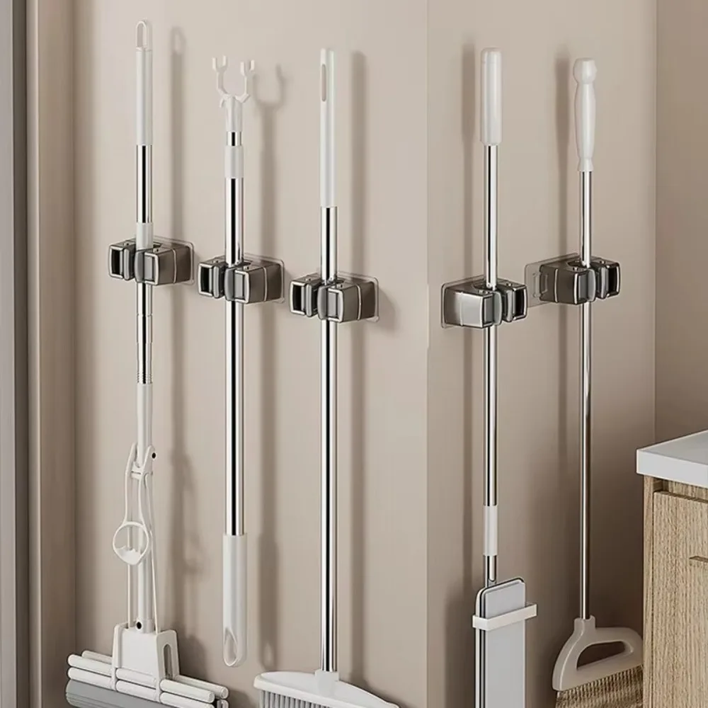 Прочный настенный держатель для швабры, многофункциональная креативная стойка для хранения, фиксированный зажим, душевая стойка для ванной комнаты
Прочный настенный держатель для швабры, многофункциональная креативная стойка для хранения, фиксированный зажим, душевая стойка для ванной комнаты