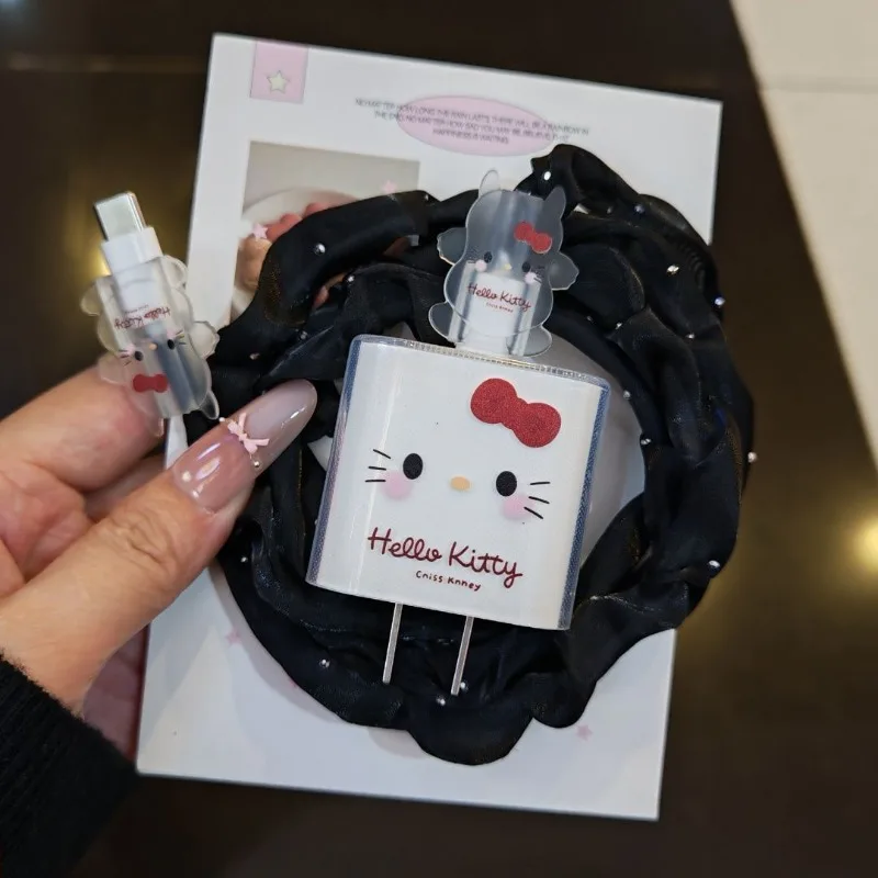 New Cartoon Hello Kitty Charger Data Cable Case Protector and Winding for 20W Fast Charger Adapter Phone Charger Case Anti-break
New Cartoon Hello Kitty Charger Data Cable Case Protector and Winding for 20W Fast Charger Adapter Phone Charger Case Anti-break